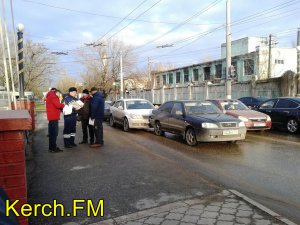 В Керчи на мосту столкнулись Черри, Шкода, Форд и Фольксваген