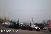В Керчи на перекрестке Чкалова-Куль-Обинское шоссе снова ДТП
