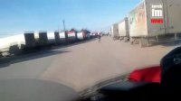 В Керчи в очередь на переправу скопились более 200 грузовиков