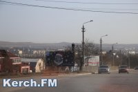 На въезде в Керчь неисправен новый светофор