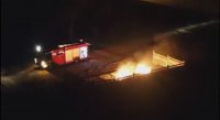 В Керчи ночью в жилом районе горели мусорные баки