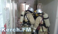 В Ленинском районе спасатели тренировались тушить пожар в больнице