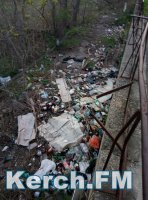 Новости » Общество: Керчане просят убрать свалку за их домом