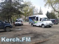 Новости » Криминал и ЧП: В Керчи – авария в районе Аршинцевского парка