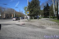 В Керчи на Кирова провели ямочный ремонт