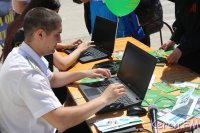 Новости » Общество: На Керченской переправе ФСПП провела акцию «Узнай о своих долгах»