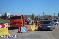 Новости » Общество: В Керчи в районе «Нижнего Солнечного» ограничили движение