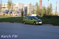 Новости » Криминал и ЧП: В Керчи столкнулись «Toyota»  и  «Daewoo»