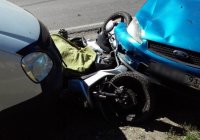 На трассе Керчь-Феодосия, в аварии погиб водитель мопеда