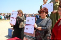 В Керчи погасили маркированный конверт в честь годовщины обороны Аджимушкая