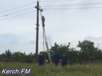 Новости » Криминал и ЧП: В Керчи молния ударила в электроопору