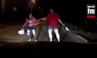 Водитель возмущен, как переходит дорогу «подгулявший» керчанин