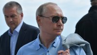 Новости » Общество: Путин прибыл с визитом в Крым в «Артек»