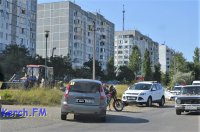 Утром в Керчи сбили мотоциклиста