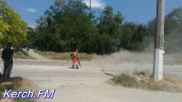 В Керчи начали ремонт дороги в районе Семь ветров