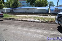 В Керчи начали обещанный ремонт дороги на Еременко
