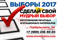 Выборы 2017. Информация для кандидатов в депутаты