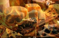 Новости » Криминал и ЧП: В Ялте сожгли более 500 кг санкционных сыров