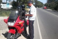 В Керчи за три дня сотрудники ГИБДД остановили 12 мотоциклистов-нарушителей