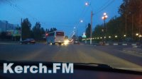 Новости » Криминал и ЧП: В Керчи столкнулись иномарка и автобус