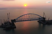 Мониторинг подтвердил 100% точности установки железнодорожной арки Керченского  моста