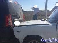 В Керчи столкнулись два автомобиля «Lada»
