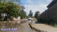 В Керчи на ул. Ульяновых произошел очередной порыв водовода