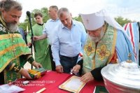 В Ленинском районе начали строительство православного храма