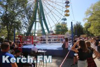 Юные боксеры соревновались  на ринге под открытым небом в Керчи