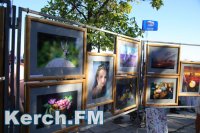 Новости » Общество: На набережной Керчи открыли фотовыставку