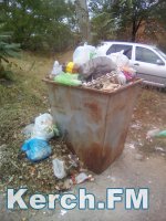 В Керчи еще по одному адресу не вывозят мусор