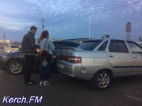 Вчера в Керчи произошла авария в районе «КУОРа»