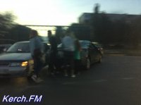 Вчера в Керчи произошла авария в районе «КУОРа»