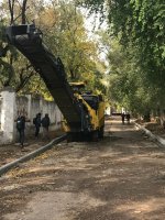 Новости » Общество: В Керчи начали делать вторую часть дороги по улице 12 Апреля