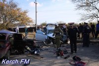 Новости » Криминал и ЧП: Видео с места аварии в Аджимушкае