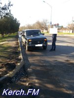 Новости » Общество: Из-за пешехода столкнулись автомобили в Керчи
