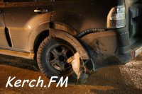 Новости » Криминал и ЧП: В Керчи на Камыш-Бурунском шоссе столкнулись две иномарки