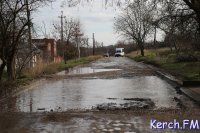 Новости » Общество: В Мичурино начали ровнять дорогу после публикации Керчь.ФМ