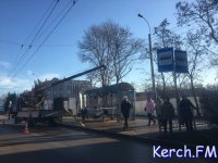Новости » Общество: В Керчи снимают остановку «Военкомат»