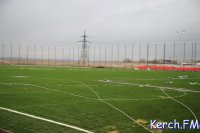 Новости » Общество: В Керчи не сдали в обещанный срок новое футбольное поле