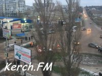 Новости » Общество: В Керчи перекрыли улицу Блюхера