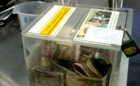 Новости » Криминал и ЧП: В Ленинском районе грабитель забирал в магазинах контейнеры для пожертвований