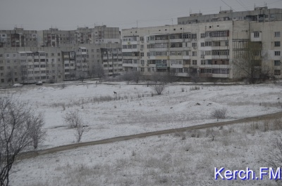 Новости » Общество: Керчь завалило снегом