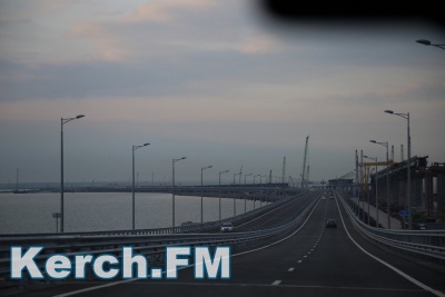 Видео проезда по Крымскому мосту туда и обратно за 13 минут