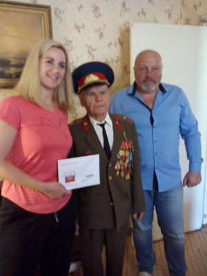 Керченский ветеран Алексей Березовский отметил свой 90-летний юбилей