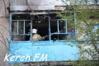 В Щелкино горело общежитие: жильцов эвакуировали