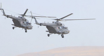 Вертолеты отработали на Опуке отражение высадки морского десанта