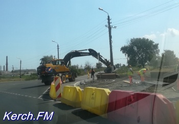 На Нижнем Солнечном в Керчи делают пешеходную дорожку