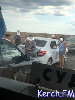 На Керченской трассе вчера произошло несколько ДТП