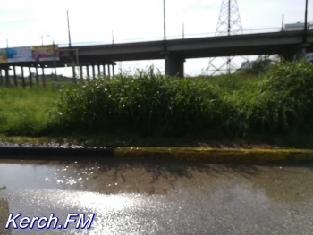 Новости » Коммуналка: На «АТП» в Керчи течет канализация